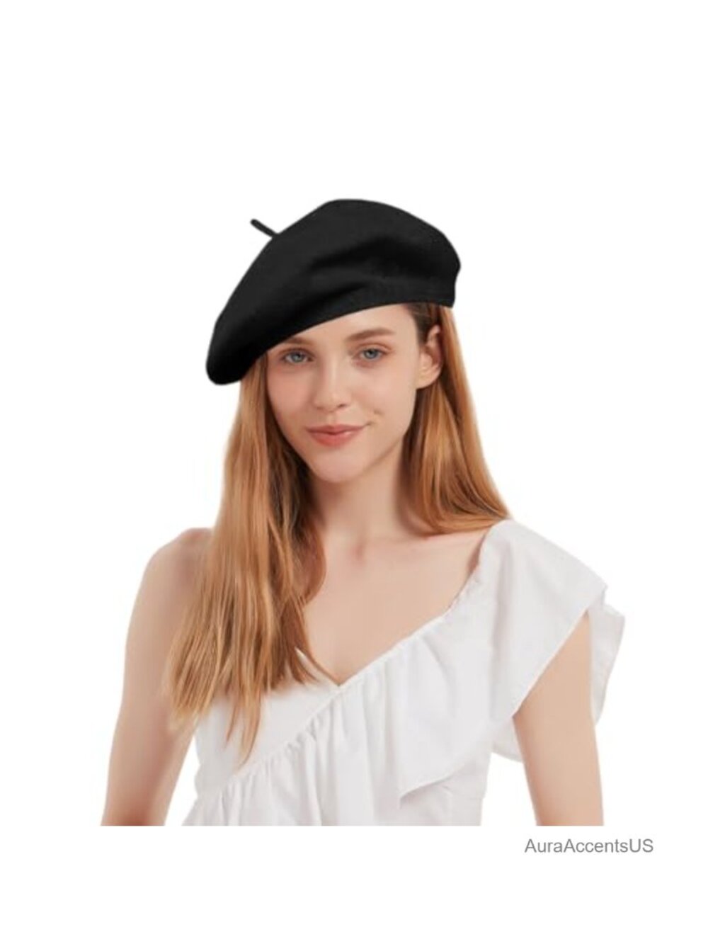 Women's Lightweight Knitted Cotton Beret Hat Painter Style Adjustable Summer